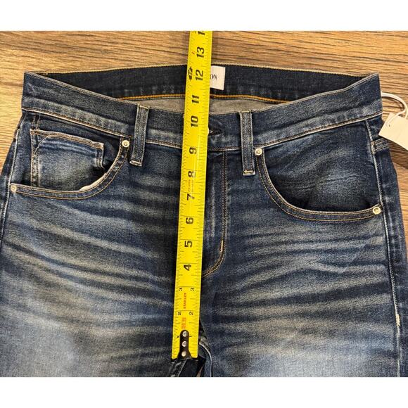Hudson Jeans Collin Skinny Non-Distressed Mid-Rise Button Flap back pockets, 29 - Picture 3 of 8